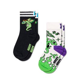 Skarpetki dziecięce Happy Socks Kids 2-pak Dragon P001476