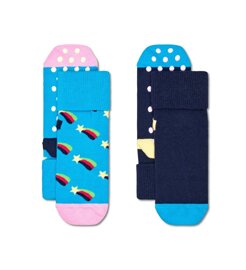 Skarpetki dziecięce Happy Socks Kids Antislip 2-pak Shooting Star P001481