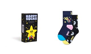 Zestaw skarpetek dziecięcych Happy Socks Kids 2-pak Shooting Star P001727