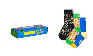 Zestaw skarpetek dziecięcych Happy Socks Kids 3-pak Back To School P001730